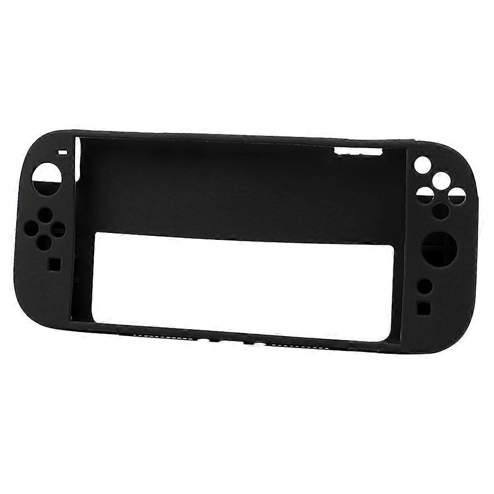 Shockproof Soft Silicone Cover for Switch 2 Console & Controller , FulllBody AntiiScratch Grip Shell Accessories Black