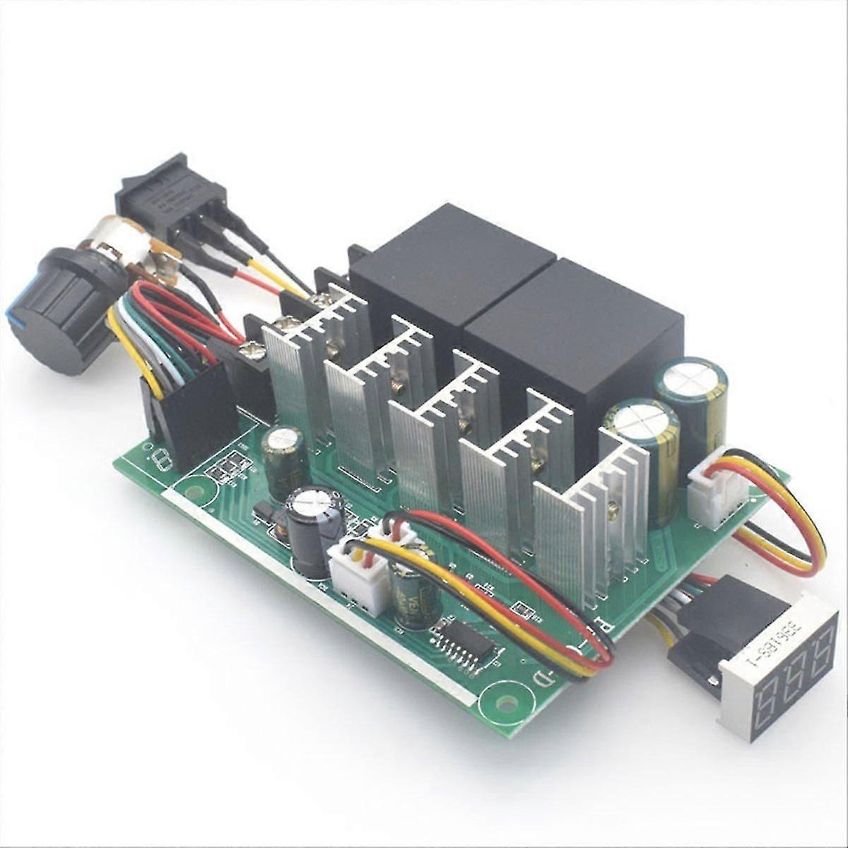 DC Motor PWM Speed Controller with Digital Display Adjustable 0-100% Drive Module Input MAX60A 12V 2
