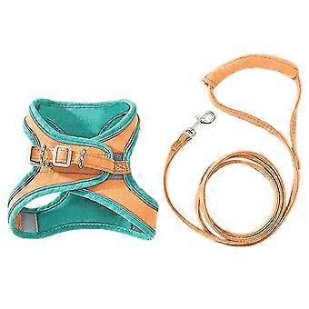 Cat Harness Leash Escape-Proof Vest Style Cat Harness Leash Easy Control Breathable Reflective Strips Jacket
