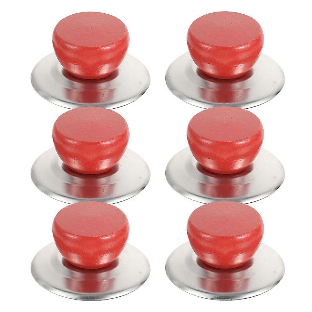Stainless Steel Pot Lid Handle for Cooking Knobs Replacement 18Sets Brown ABS