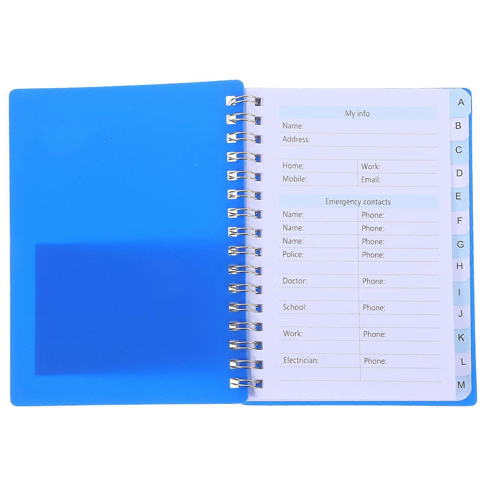 Password Book Multi-Function Notebook for Password Management 1Piece with Alphabetical Tabs