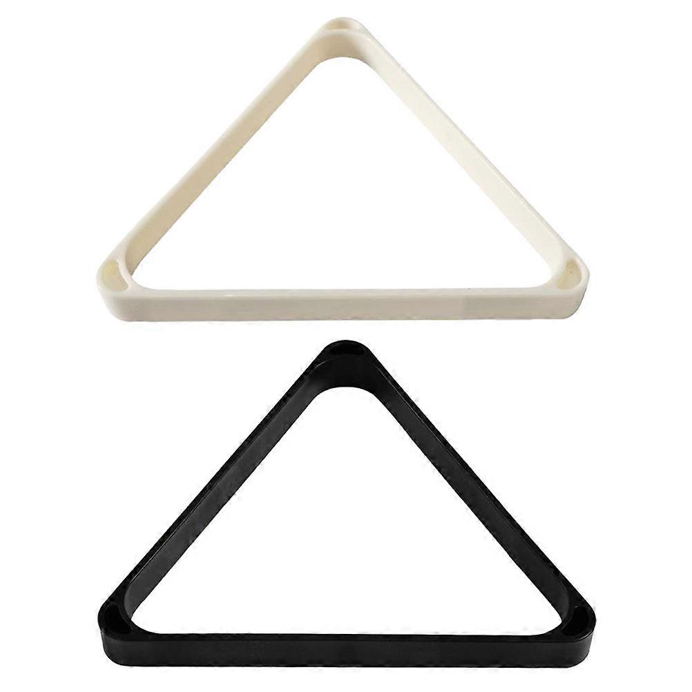 Plastic Billiards Rack for Holding Balls 2Pcs Triangle Billiard Balls Frames