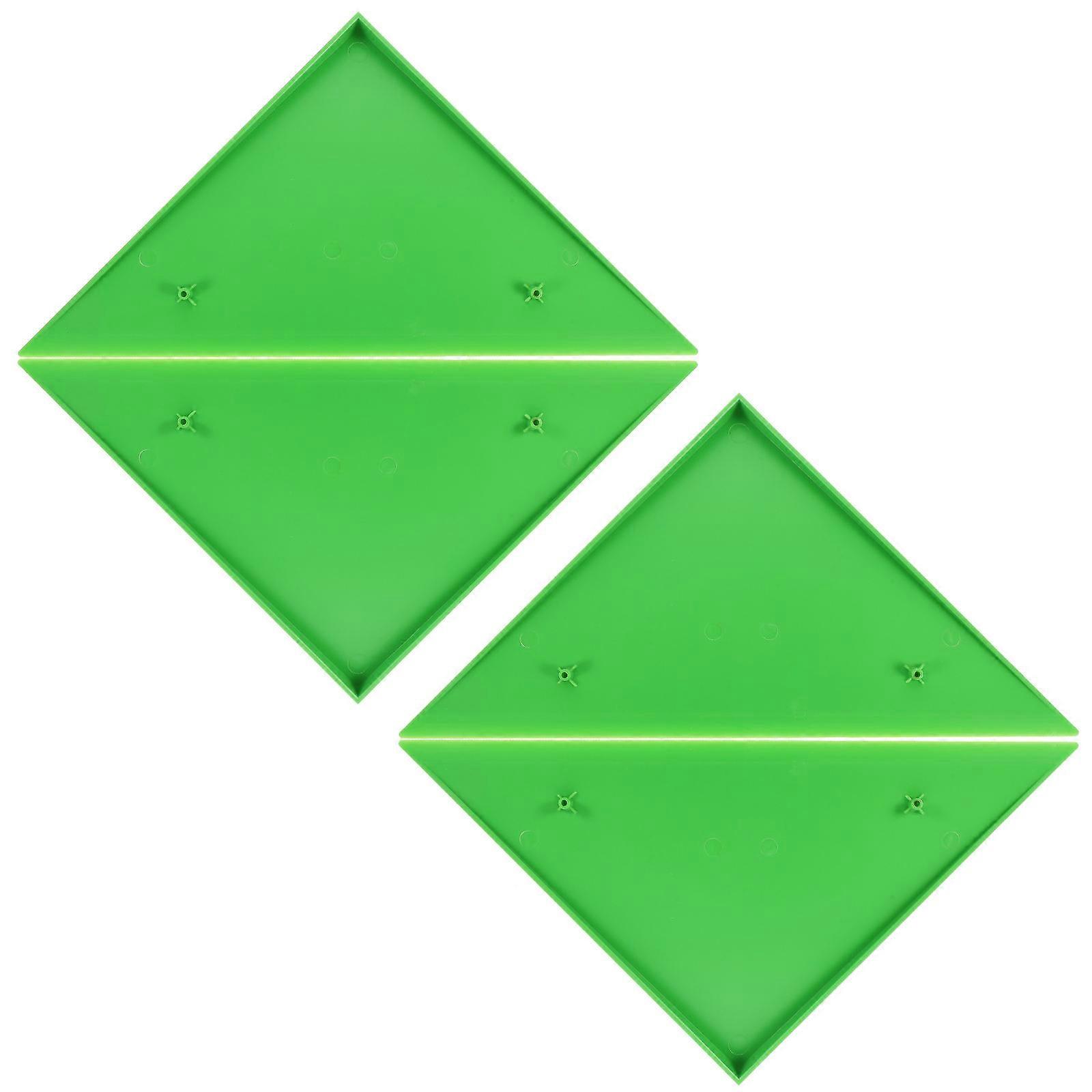 Triangle Table Corner Protector for Protection 4Pcs Green Foosball Table Accessories