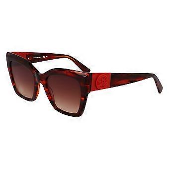 Zonnebril LONGCHAMP LO762S 607 GESTREEPT ROOD 52/20/140 DAMES