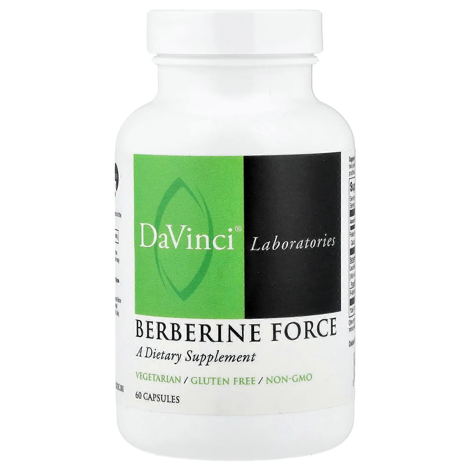 DaVinci Laboratories, Berberine Force, 60 Capsules