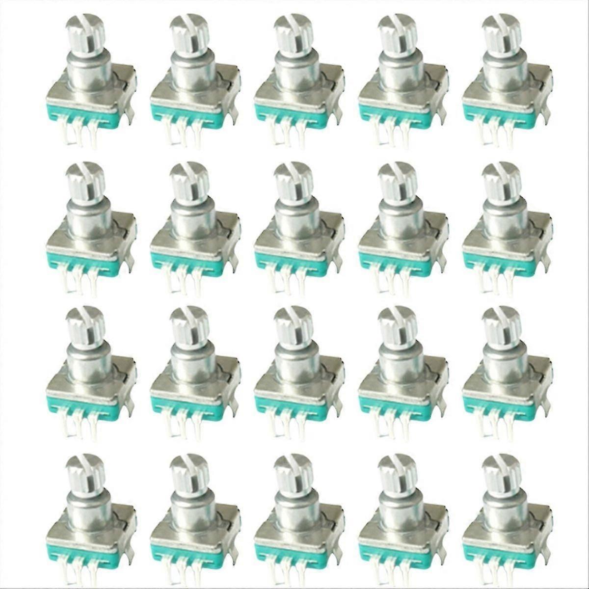 360 Degree Rotary Encoder EC11 with Push Button 5Pin 20 Positions