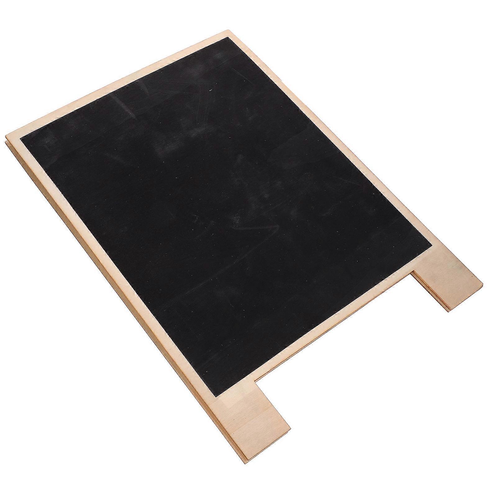 Small Blackboard Chalkboard Sign for Writing Multi-Function Wood Note Board