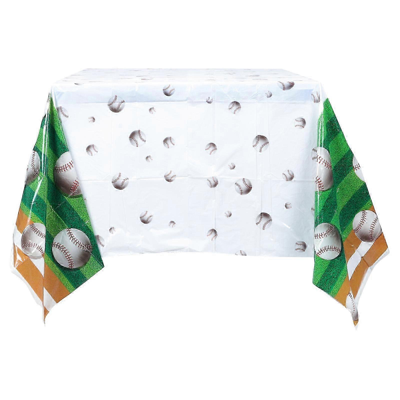 Baseball Tablecloth Dinning Table Cover for Party Use Assorted Color