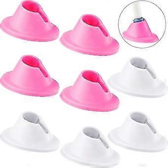 Nail Polish Bottle Holder, Soft Rubber Nail Polish Bottle Holder Anti-spill Nail Polish Stand Nail Art Organizer Displa7pcs)