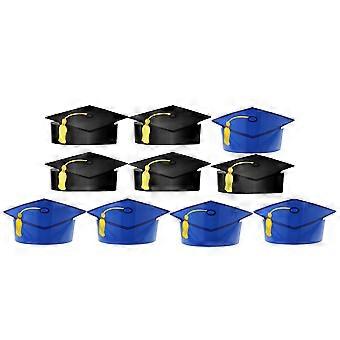 10Pcs Paper Graduation Caps Hats Photo Props Graduation Party Favors Celebrations