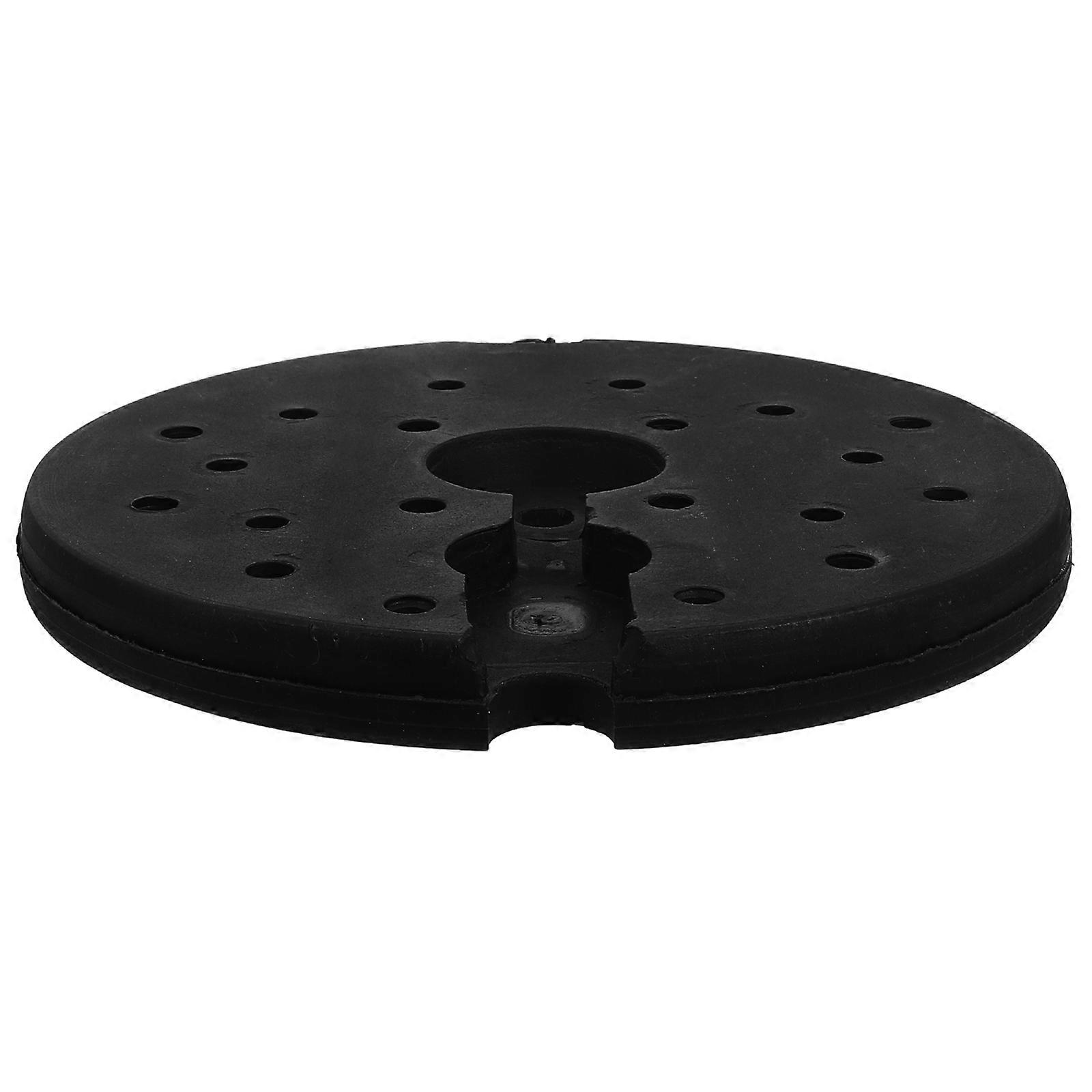 Base per lampada in plastica pressofusa, robusta e adatta per un utilizzo stabile.