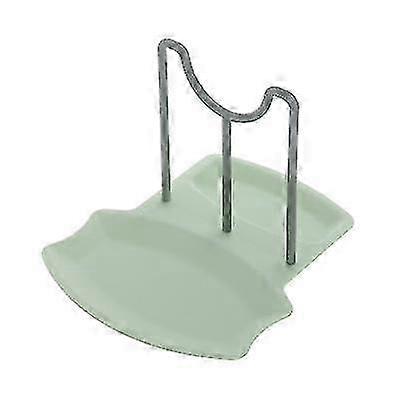 1Pcs Plastic Pot Lid Rack Spoon Holder Space