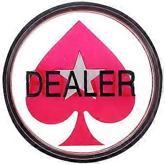 Acrylic Dealer Poker Double-sided Small Dealer Button Puck Poker Game Counting Button