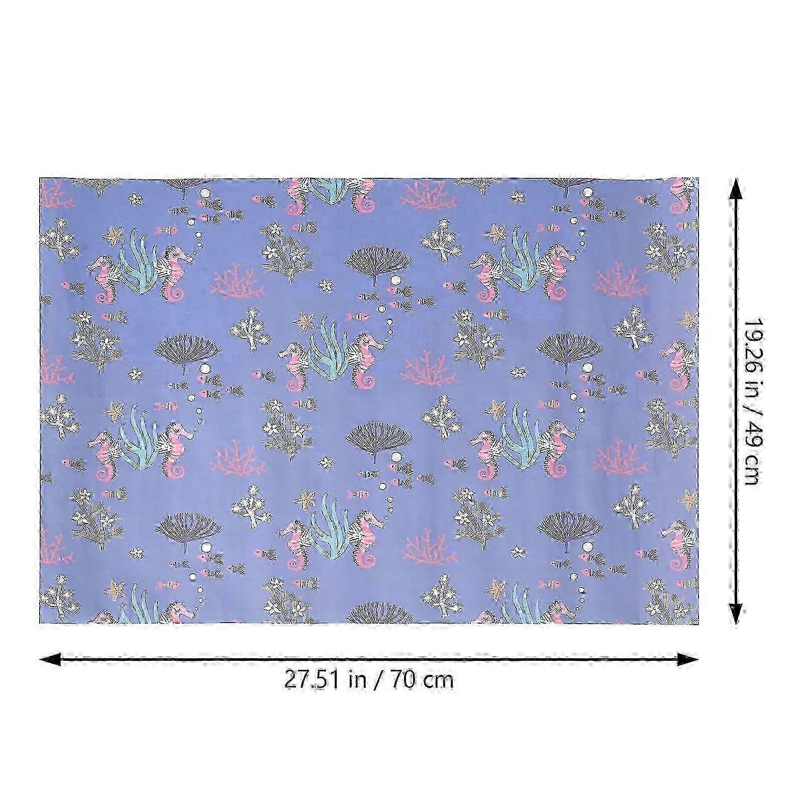 Paper Gift Wrap Ocean Pattern for Wrapping Presents 2 Sheets