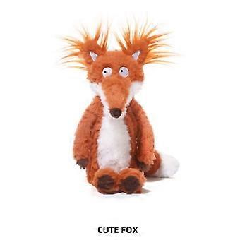 Playful Fox Stuffed Animal Plush Toy, Whimsical Soft Cuddly Doll for Gifting & Home Decoration