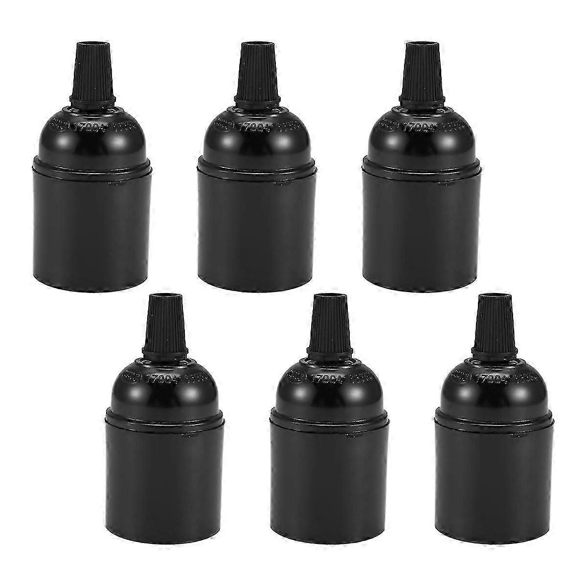 6-Pack E26/ E27 Bulb ES Screw Lampholder for Ceiling/Pendent/Floor