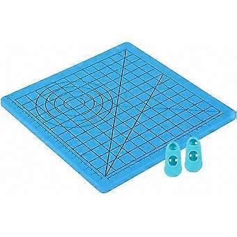 Non-Stick Surface 3D Printing Pen Mat, Silicone Base with 2 Caps & Multi-Shape Craft Templates for All Skill Levels