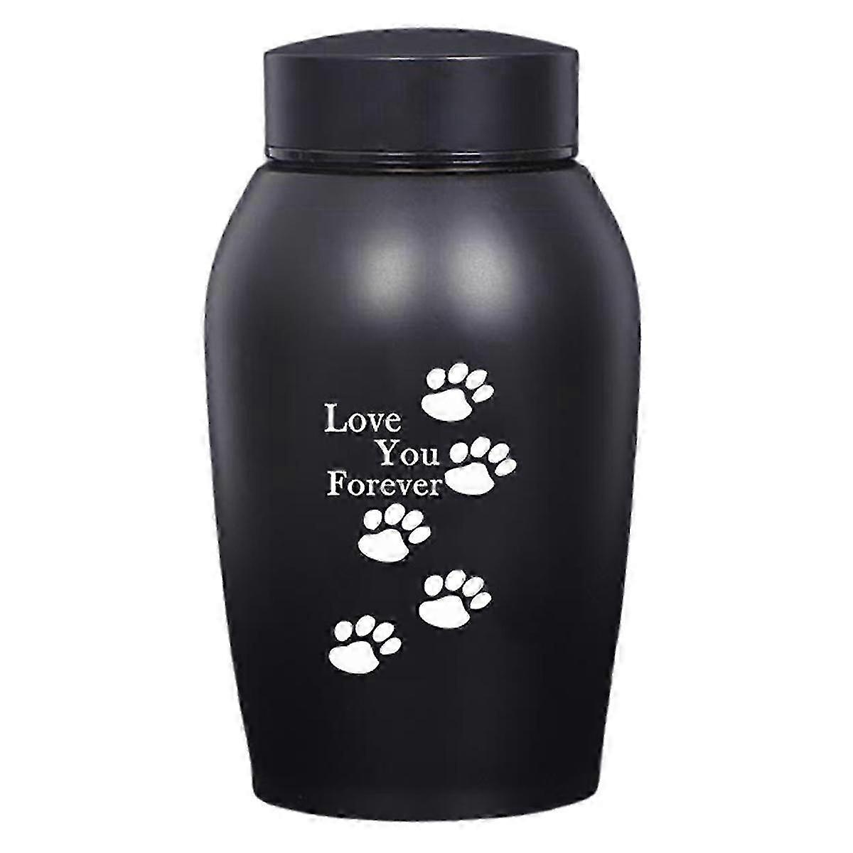 Black Stainless Steel Pet Keepsake