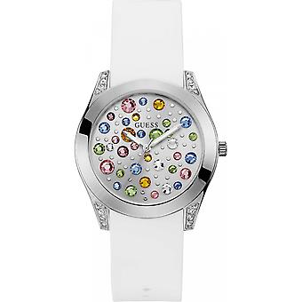 Guess ladies trend watch for Women Analog Quartz with Silicone Bracelet W1059L1