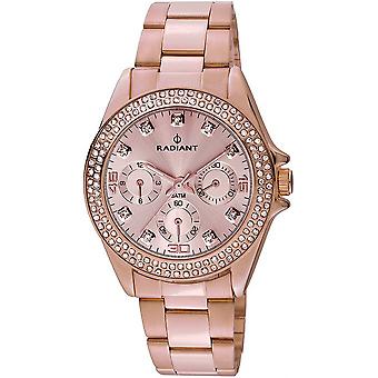 Radiant new bling Quartz Analog Woman Watch with RA204203 Gold Plated Stainless Steel Bracelet