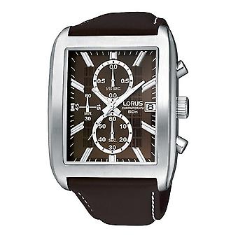 Lorus Watches Quartz Analog Man Watch with Cowhide Bracelet RM327CX9
