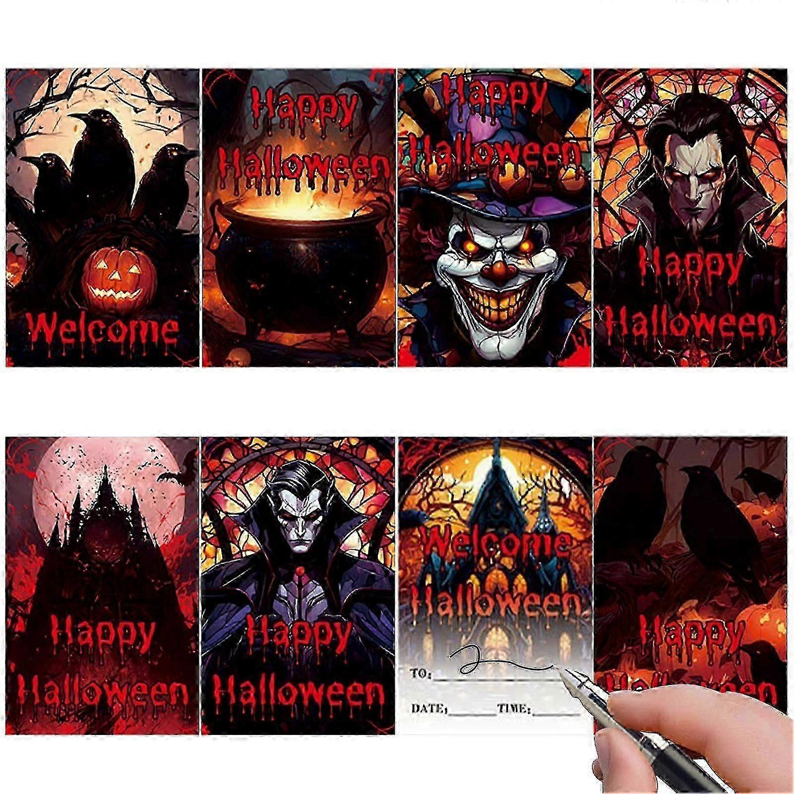 A5 Vampire-Themed Halloween Writing Sheets