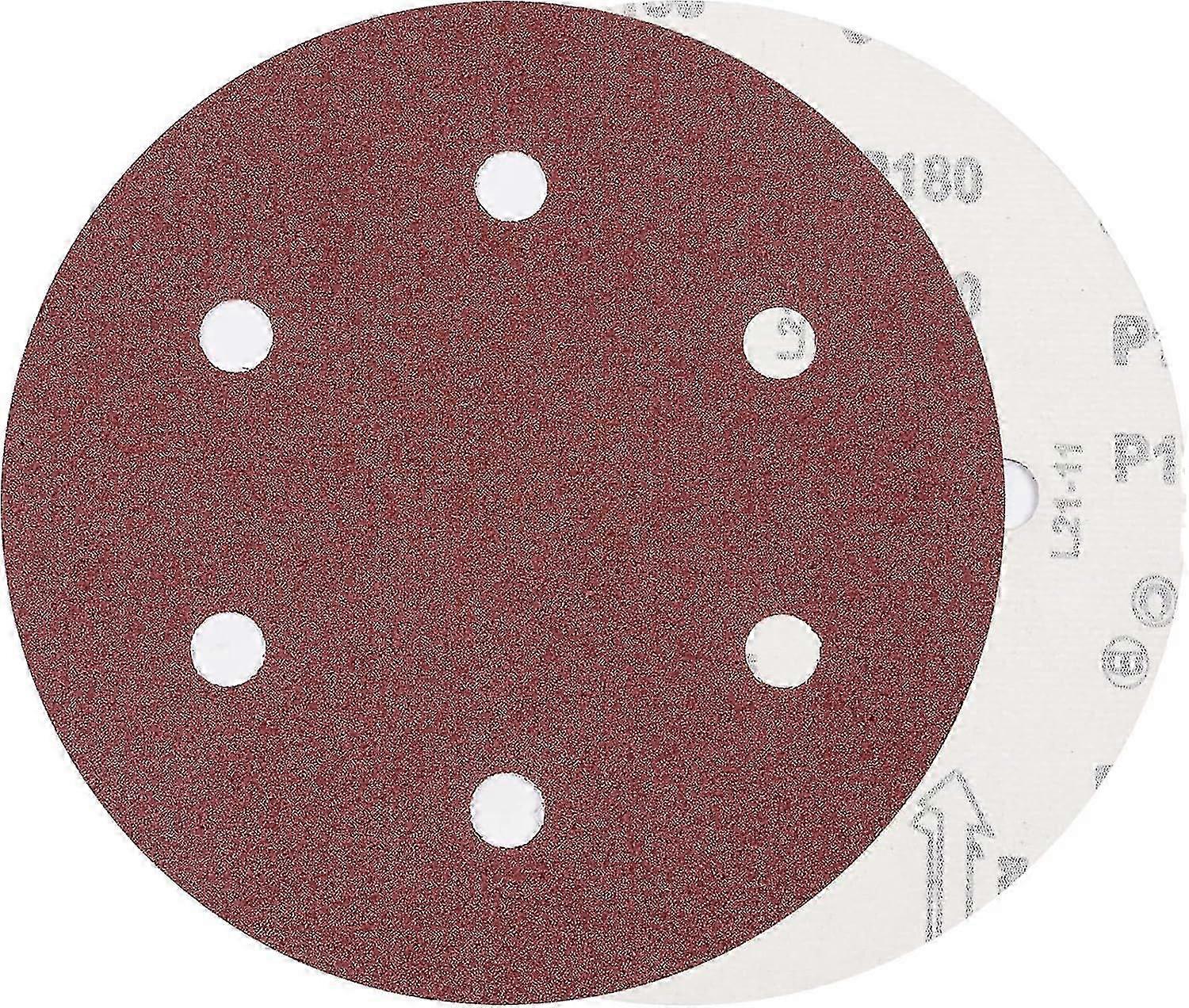 30pcs 225mm 180 Grit Hook Loop Discs