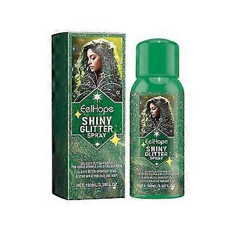 Glitter Spray Colorful Brightening Shimmer Highlight for Hair and Body, 100ml Party Beauty Makeup Tool for Export