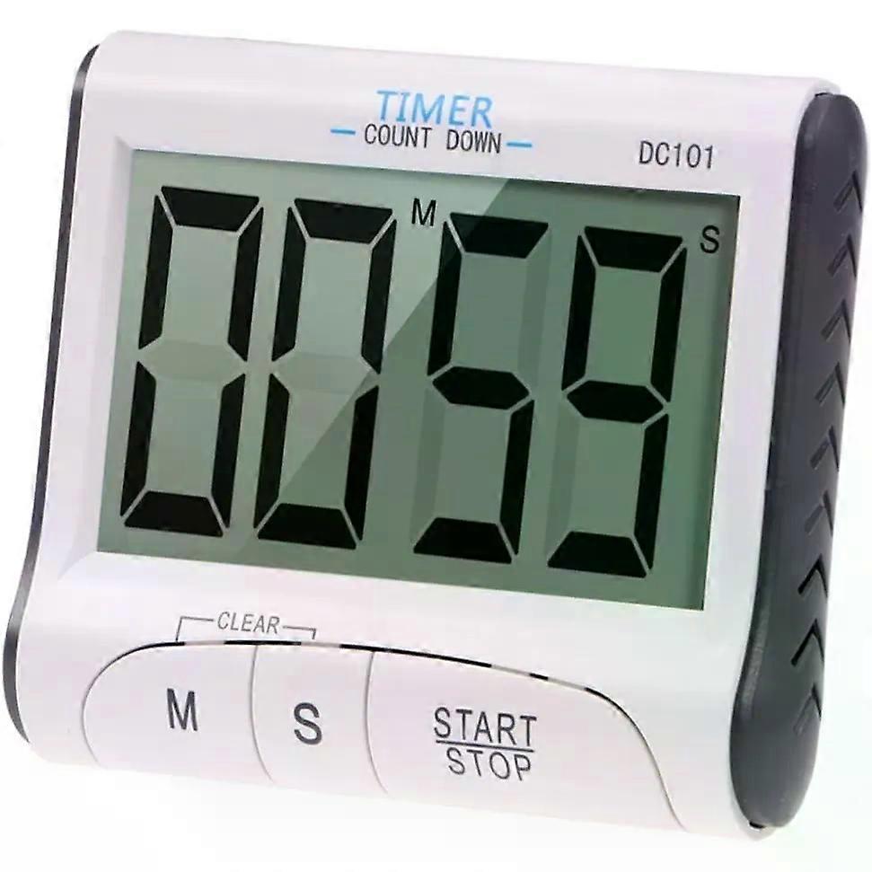 Dc101 Digital Kitchen Timer with Large Lcd Display and Alarm