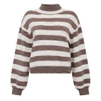 Maglione a righe da donna French Connection, modello Larisa.