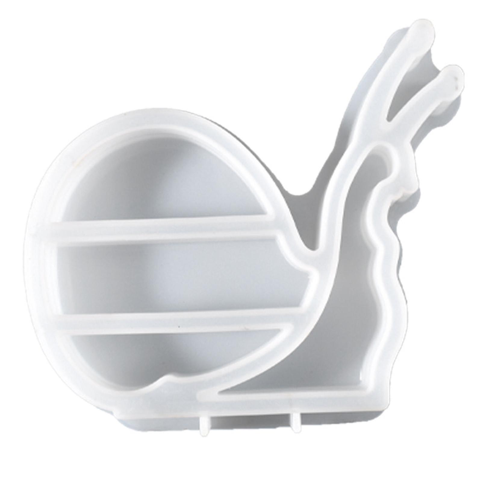 צורת חילזון עובש יציקה קלה לשחרור תבנית תיבת אחסון חילזון תלת מימדי לא מקל לתכשיטים