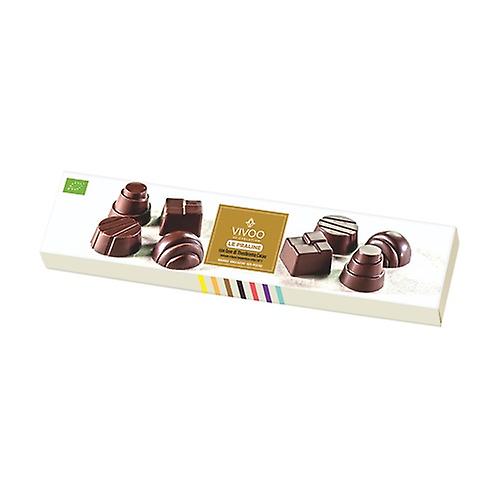 Organic gluten-free praline filled chocolates 8 units of 10g
