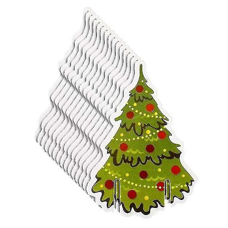 10 stk. juledekorasjoner til vinglass, koppkort, julebeger, tusjer, borddekor