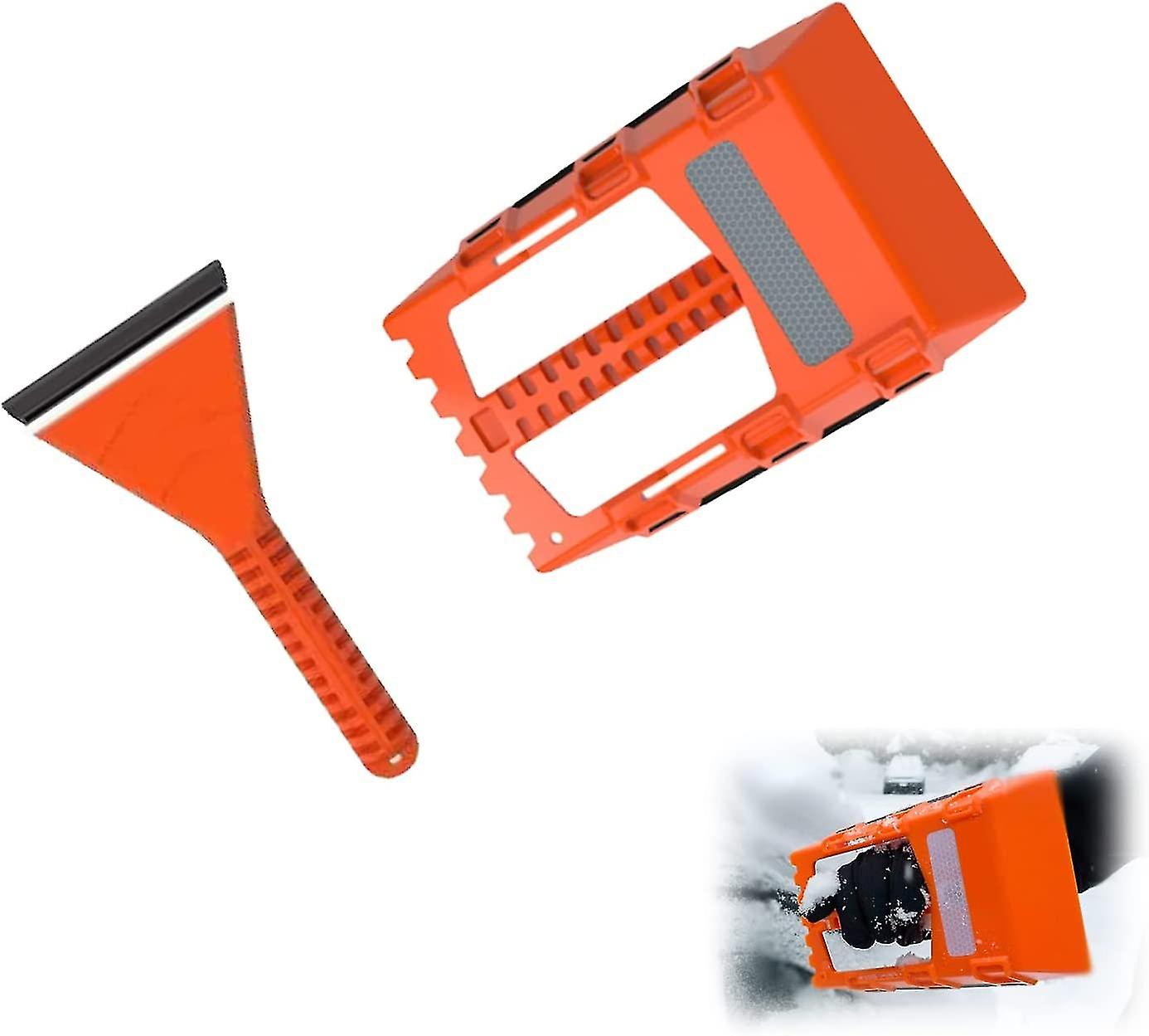 Car Snow Scraper, Windshield Ice Shovel, Multifunction Deicing Tool