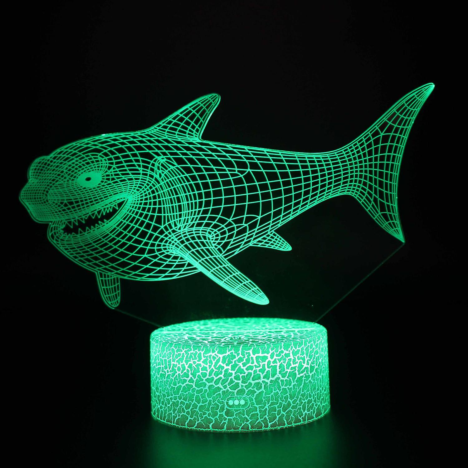 3D Touch Light Night 7 colors remote control Poisson #552