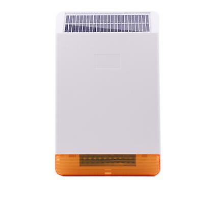 Md-326r Outdoor Solar Siren Wireless Waterproof Loud 110db Two-way Alarm Siren Working With Atlantic's Security System