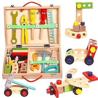 Montessori Construction & Building Toy With Tools, Nuts & Bolts