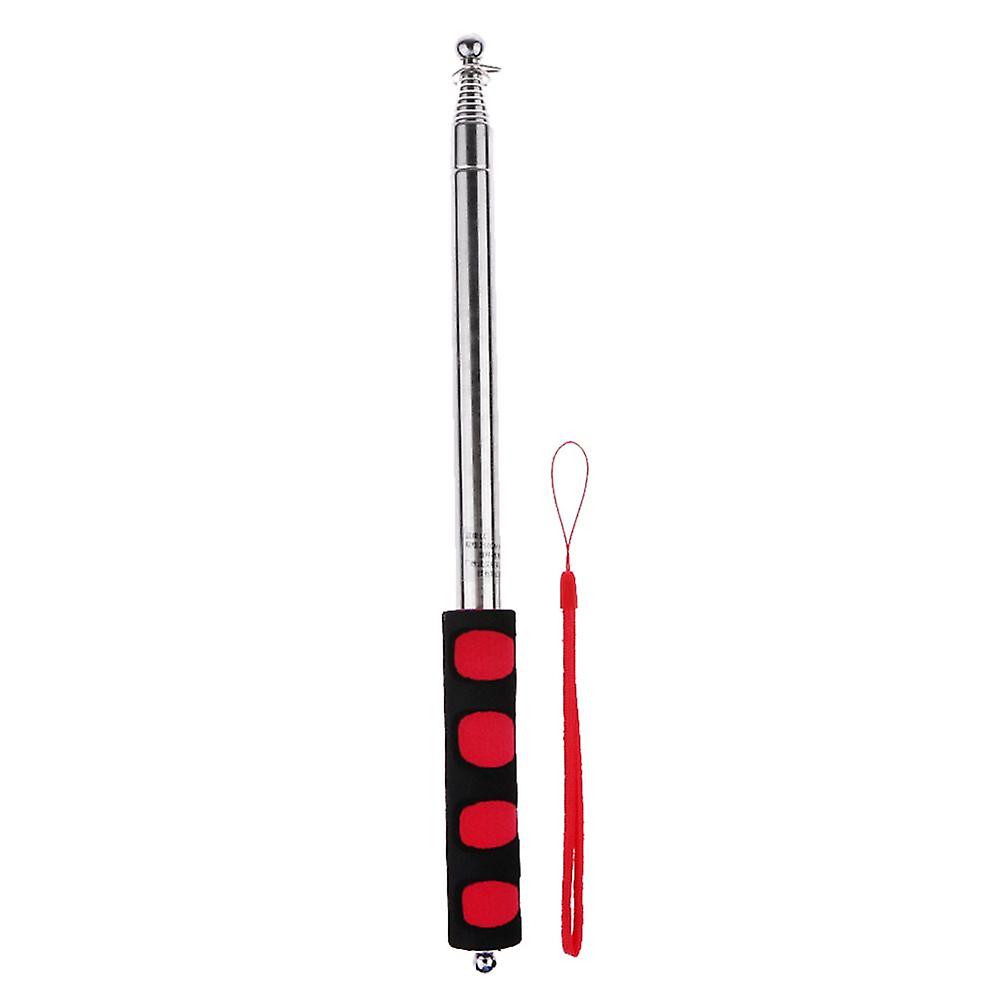 Extendable Pole 2.5m Telescopic Portable Handheld Flag Pole - Red