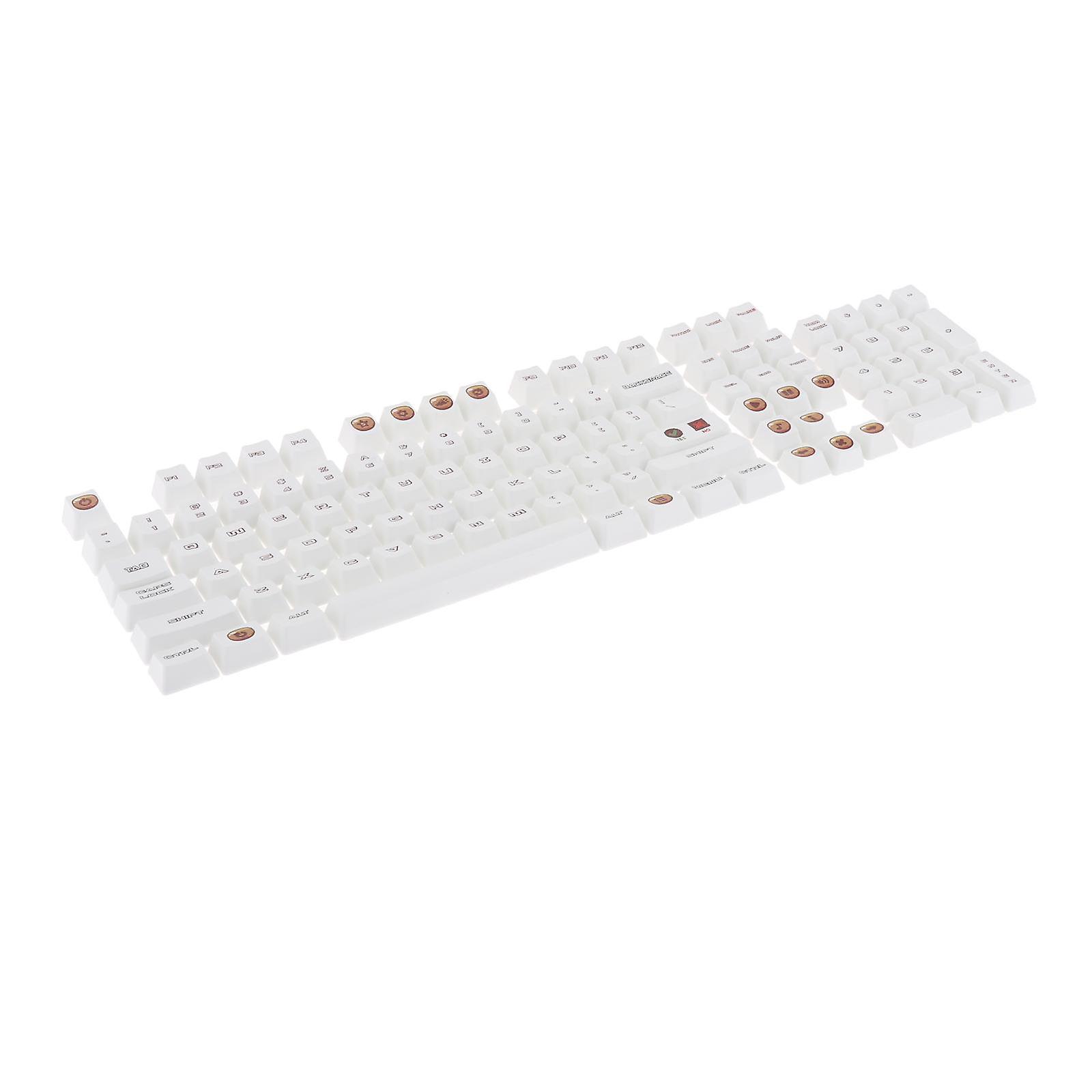 108 Keys PBT Keycaps OEM Profile Suitable for Any Size Mechanical Keyboard UI
