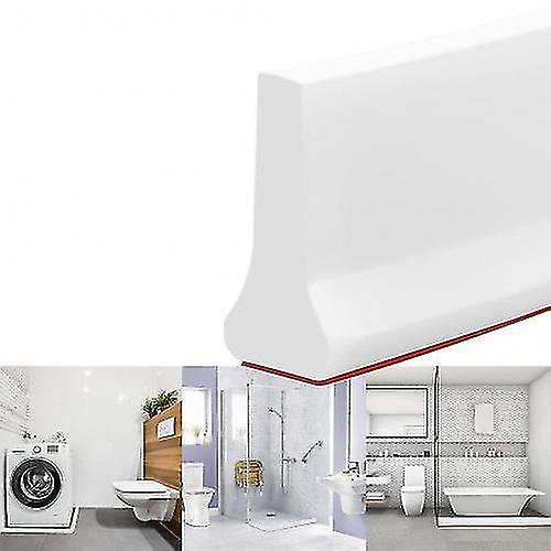 Collapsible Shower Threshold Rubber Stopper, Water Dam Barrier