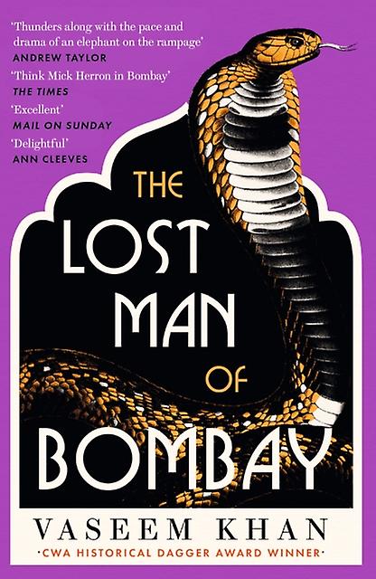 The Lost Man Of Bombay by Vaseem Khan Paperback Book