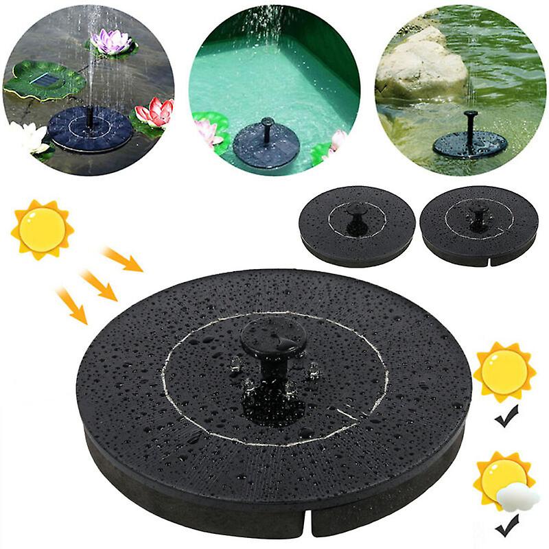 1pc 3cm Fontaine d’eau de pompe solaire pour fontaine d’étang de jardin Fontaine de pompe d’étang