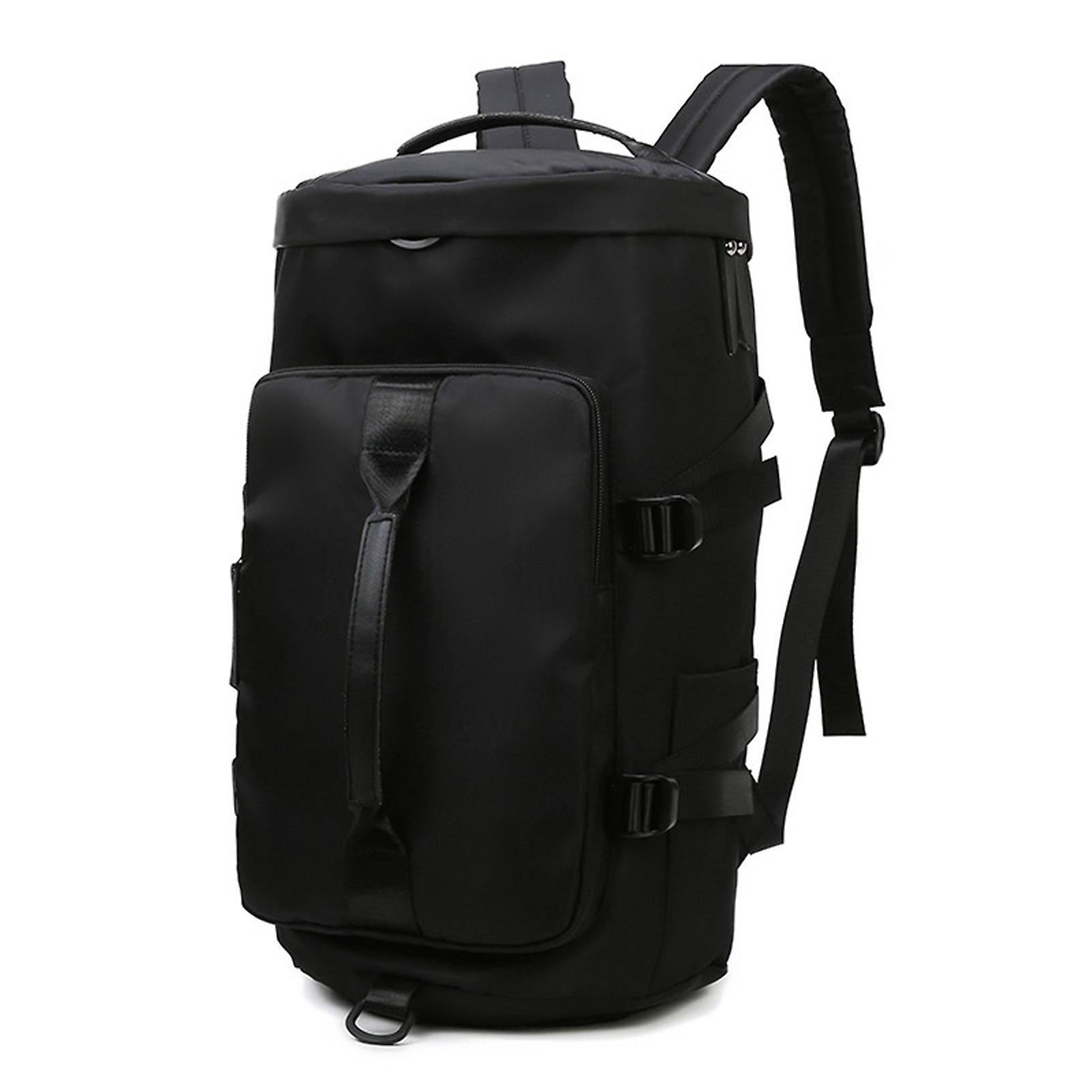 Plain Backpack with Dry Wet Separation Lightweight Hiking Short Trip Pack for Camping Hiking