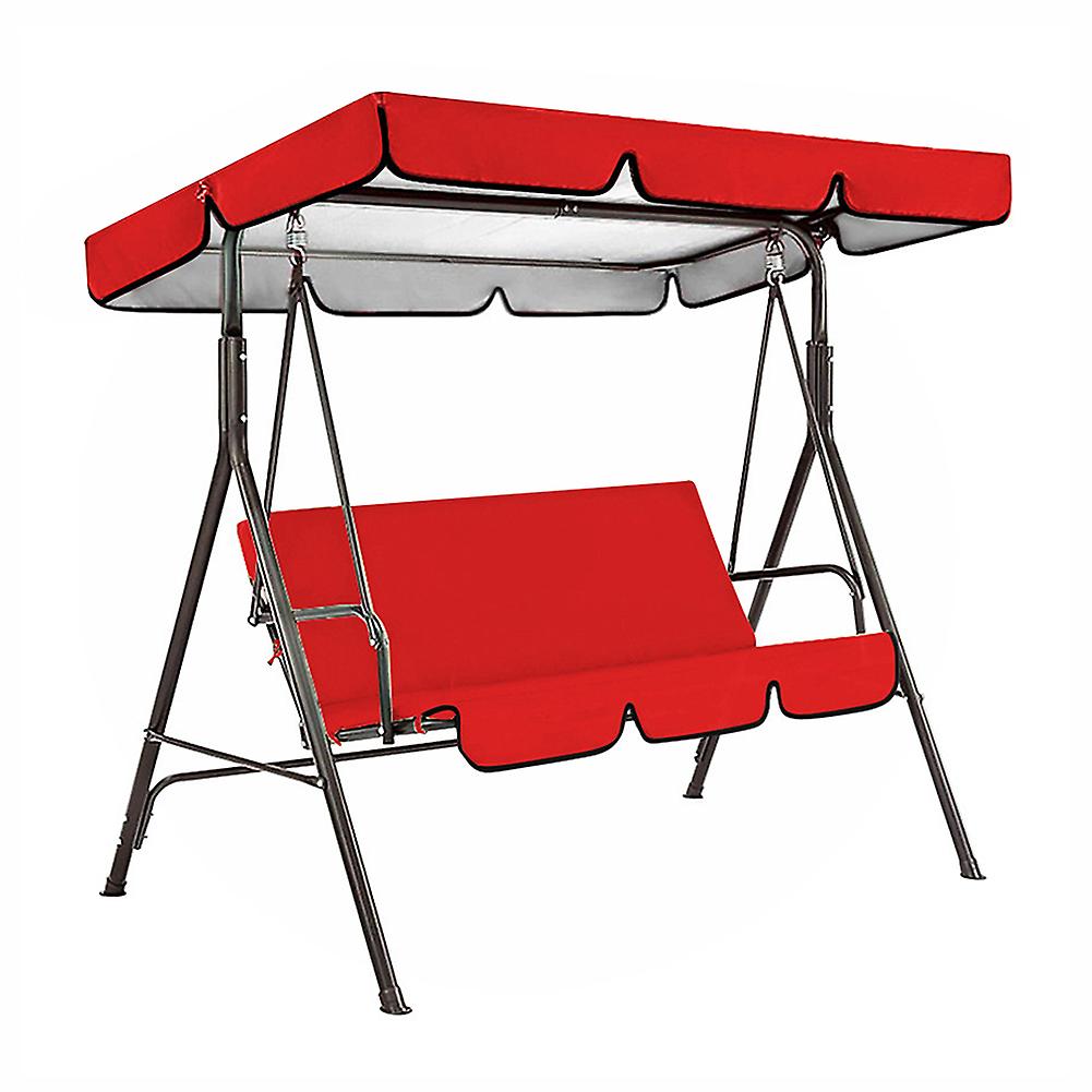2 Piece Patios Swing Canopys Replacement Set Dustproof Sunshade Awning Cover for Balcony Seats Furniture