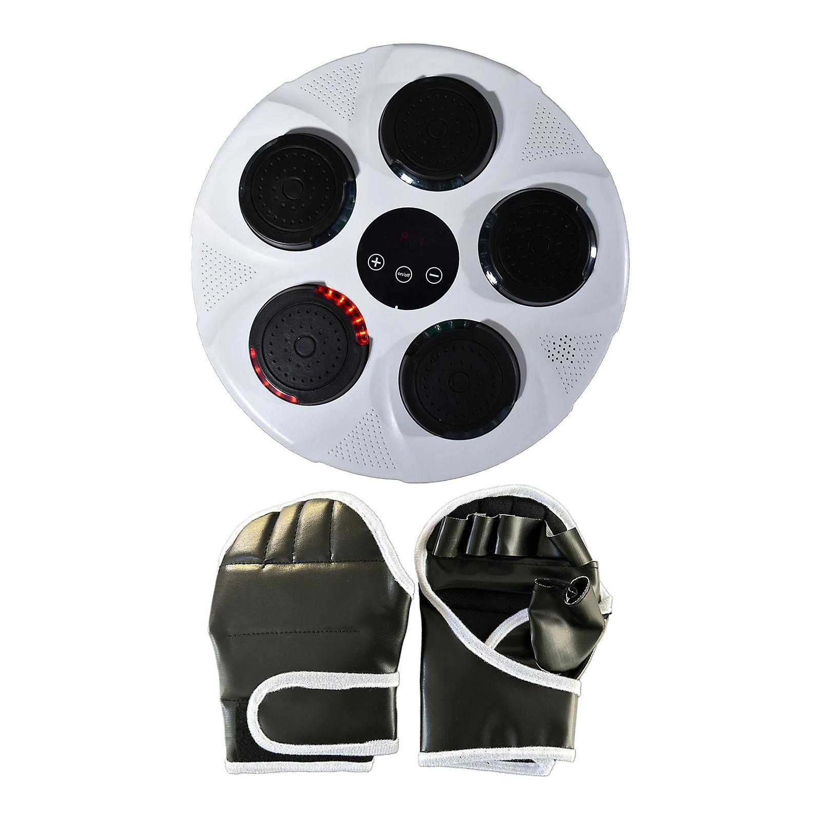 Machine à boxer électronique Boxing Wall Target Workout Exercice Boxing Trainer Blanc