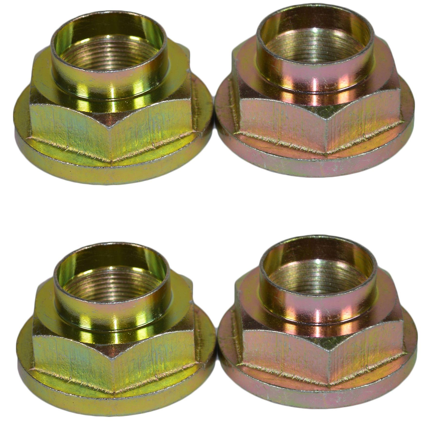 4 Trailer Hub Axle Nuts M30 30mm Flange Nut One Shot for Ifor Williams Trailers