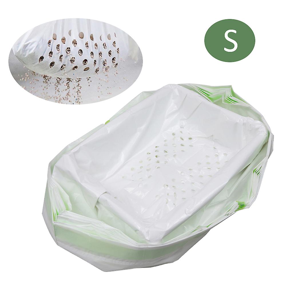 Cat Drawstring Litter Sifting Liners Kitty Waste Litter Box Liners
