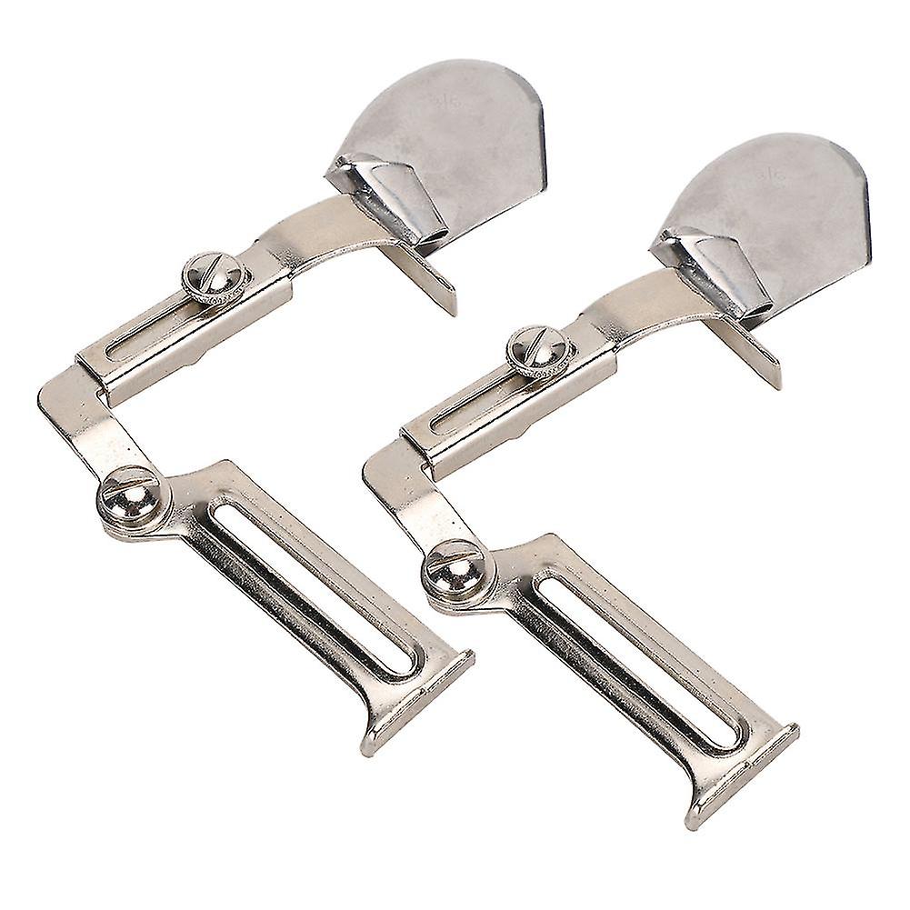 2Pcs Sewing Machine Binder Lockstitch Sewing Machine Hem Folder Binding AttachmentA11 Binder 3/8(1cm)