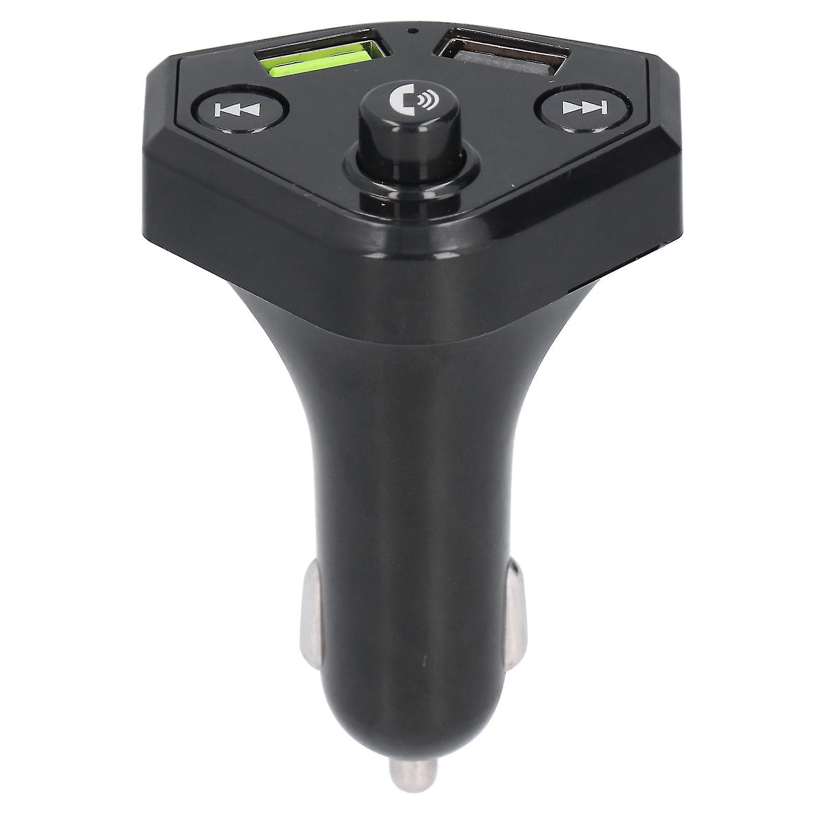 Handsfree Call Car Charger Portable Wireless Bluetooth FM Transmitter Radio Receiver for CarX4