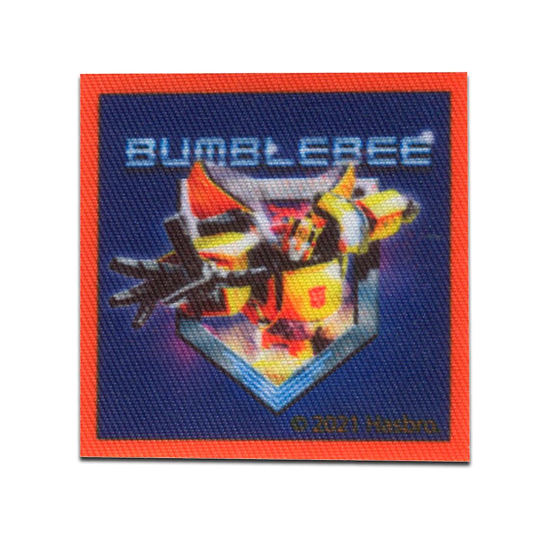 Hasbro © Transformers Bumblebee - Patch, Iron-on patch, Size: 5.5 x 5.5 cm